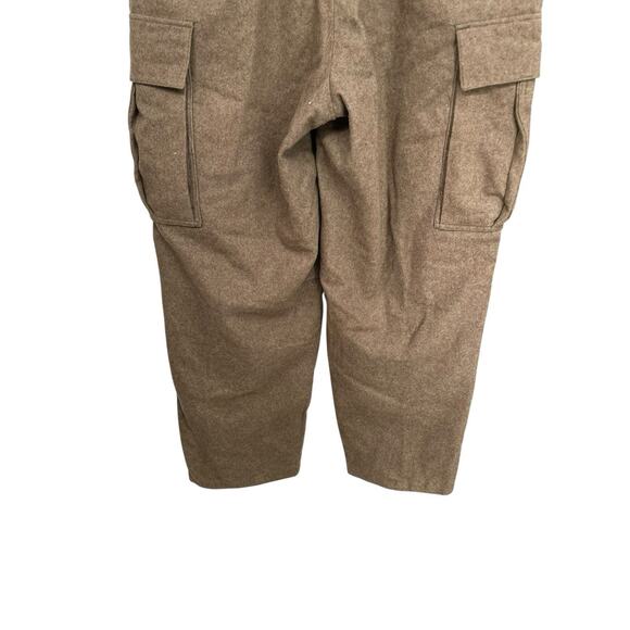 Vintage German Serios Field Pants Military Wool Cargo Size 33 X 29 - Picture 10 of 16